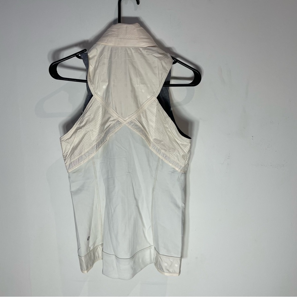 Lululemon Athletica White Zip-Up Vest - Picture 4 of 6